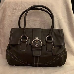 Coach Chocolate Brown Leather Satchel